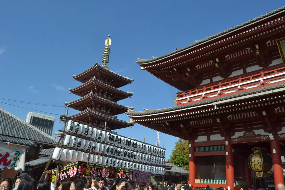 Забележителности в Токио - храм Сенсоджи