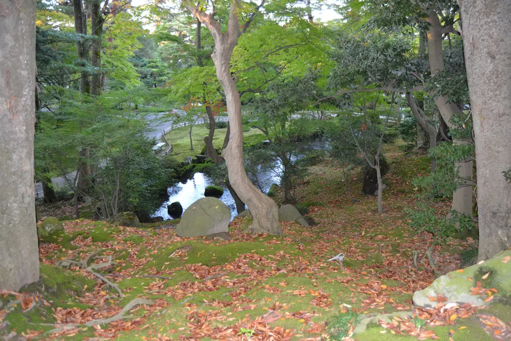 Градината Кенрокуен в Каназава, Япония