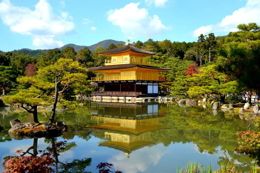 Златният павилион в Киото, Япония