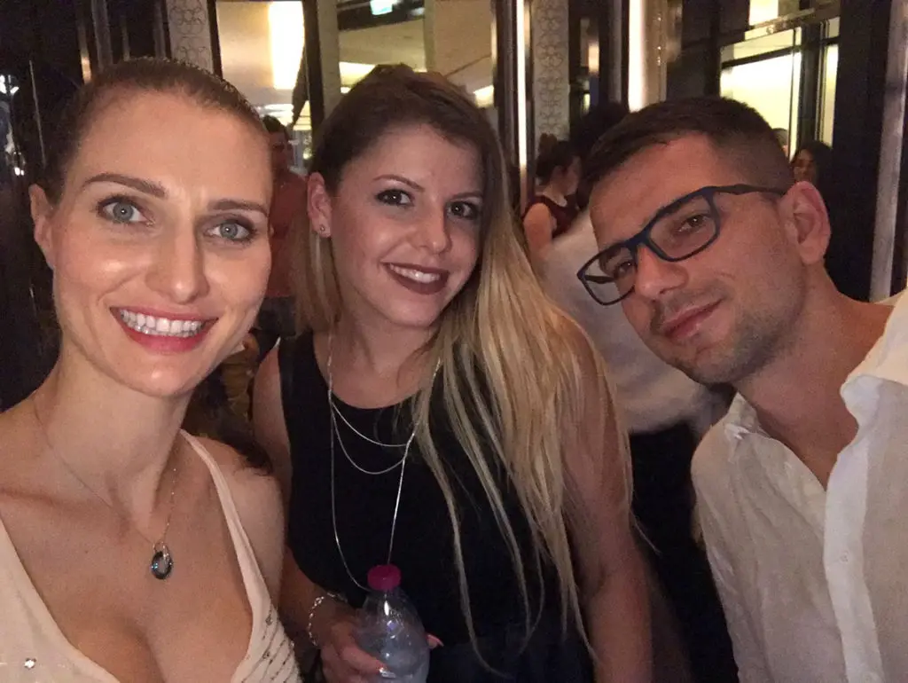 Me, Svetlana and Dana in Wahm club