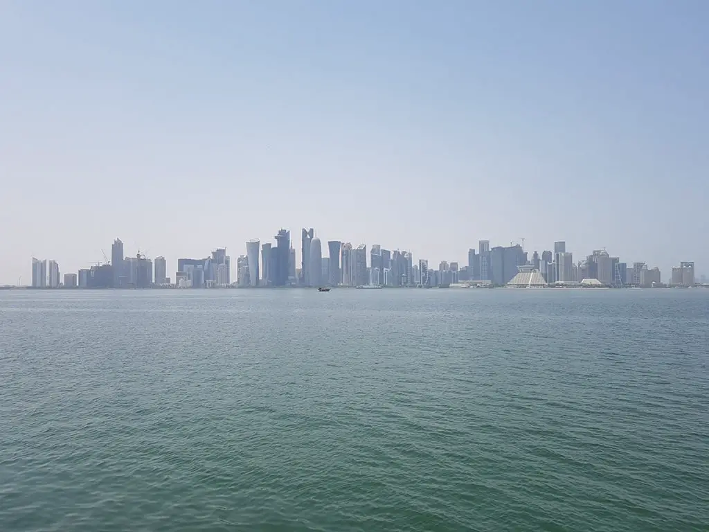 View to West Bay from Doha Corniche