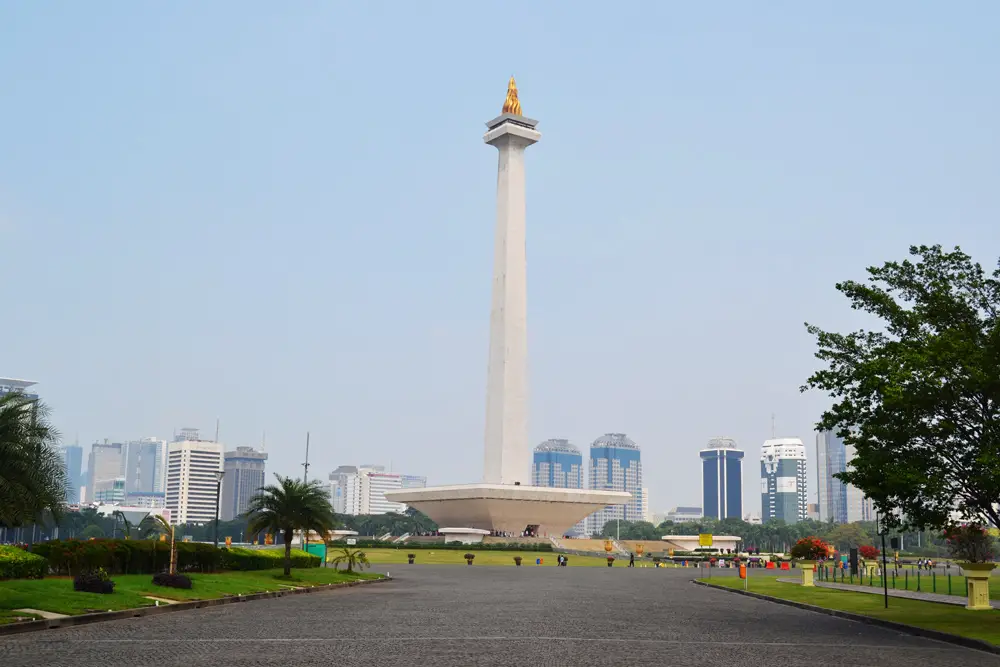 The National Monument in Jakarta