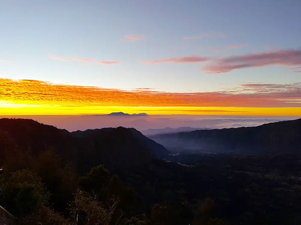 Sunrise at Mount Penanjakan