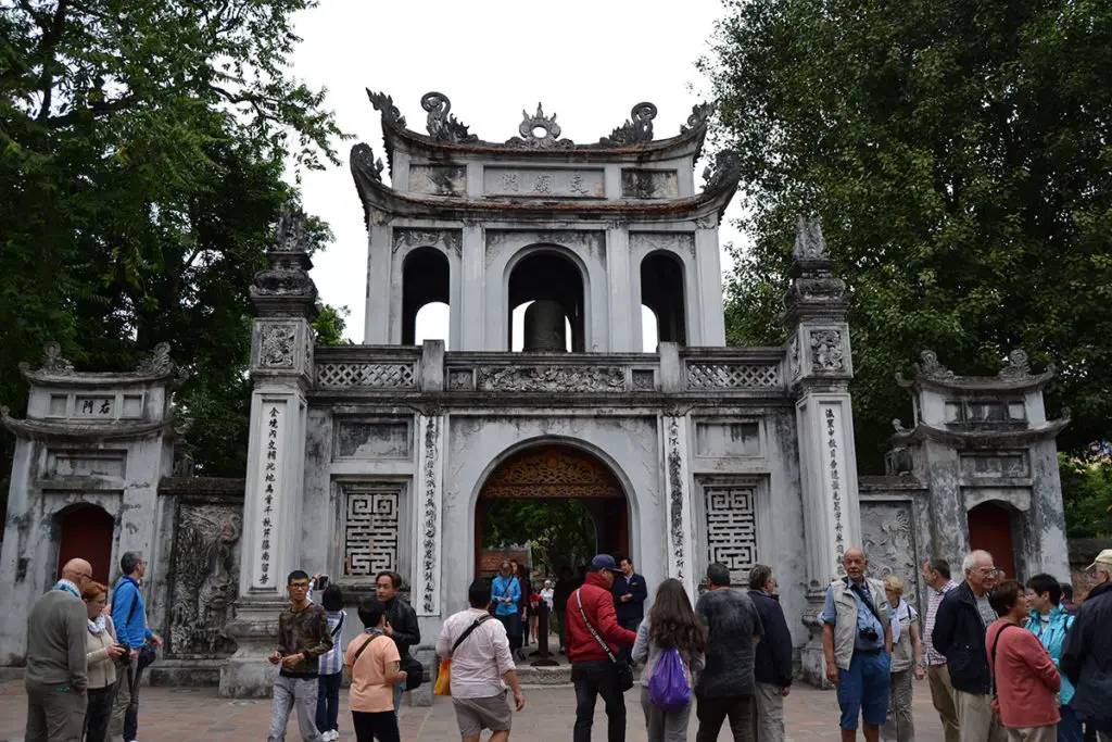 Забележителности в Ханой - храмът на литературата
