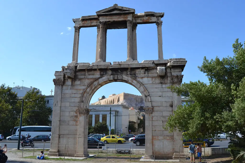 One day in Athens - the Arch of Hadrian