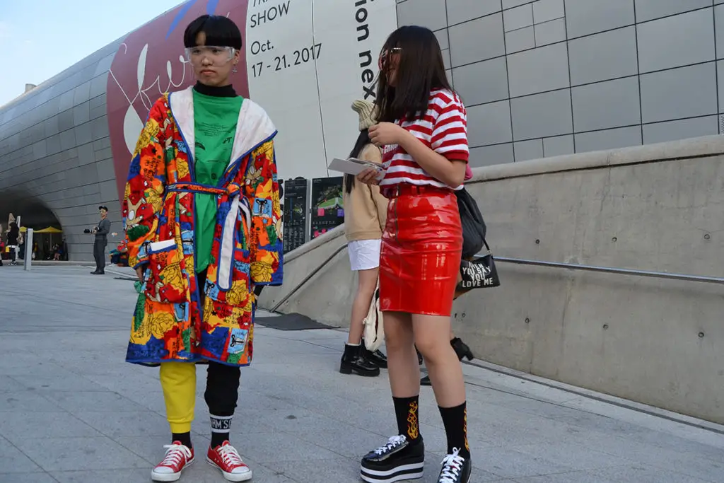 Models during Seoul Fashion Week