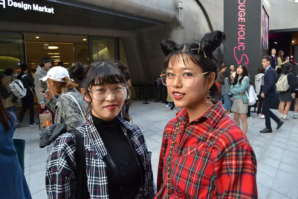 Models during Seoul Fashion Week