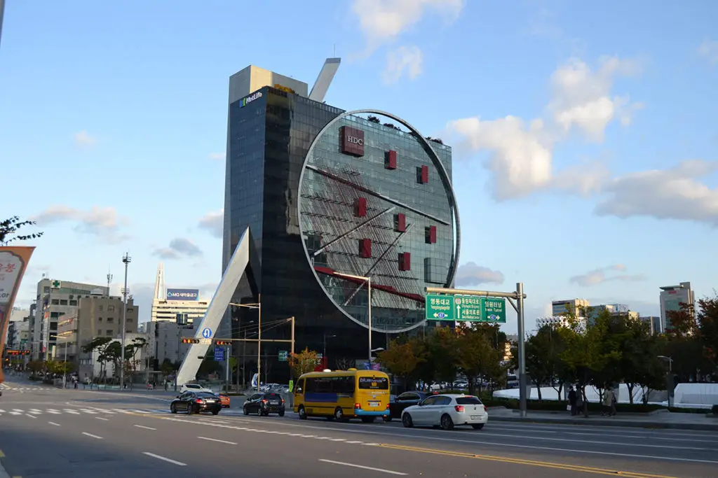 Beautiful building in Gangnam