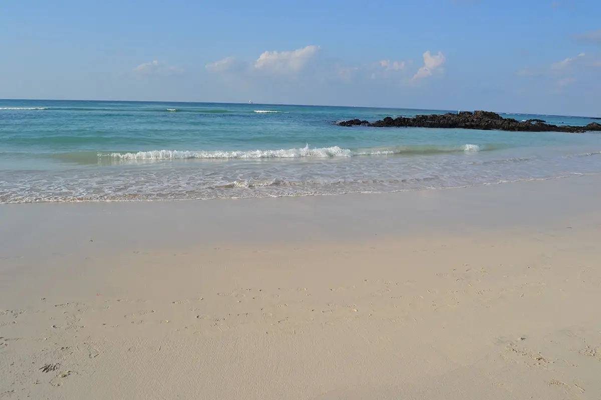 Забележителности на остров Чеджу - плажът Кимньон