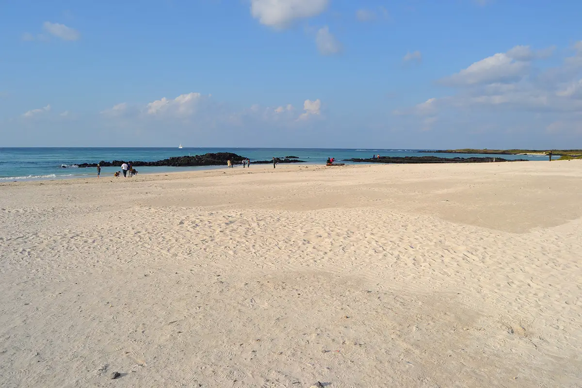 Плажът Кимньон - остров Чеджу
