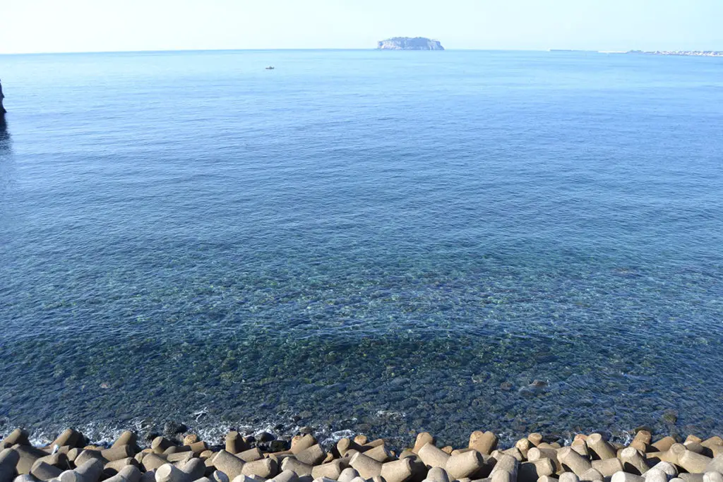 Beomseom Island in the distance