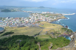 View from Seongsan Ilchulbong Peak