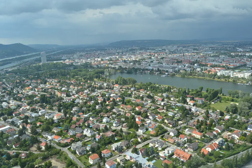View from Donauturm