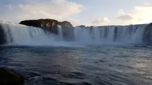 Godafoss - водопада на боговете
