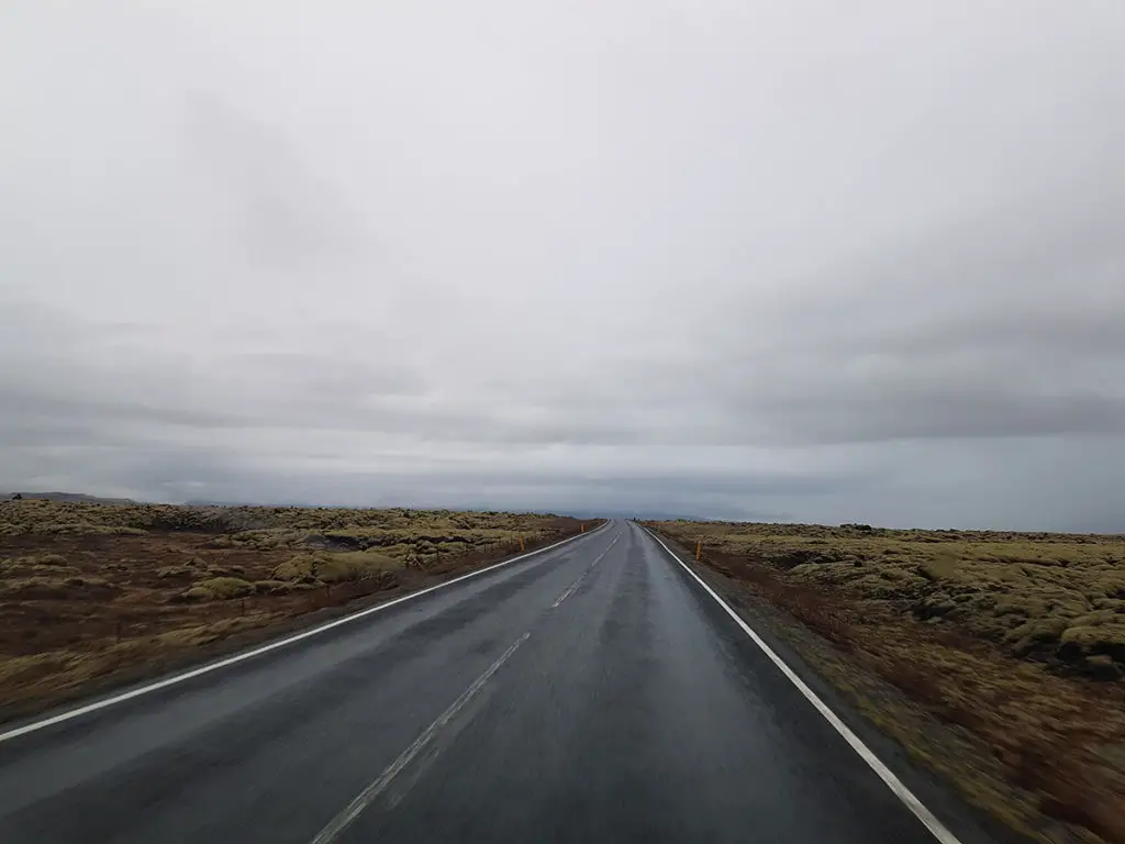 Travelling in a motorhome in Iceland