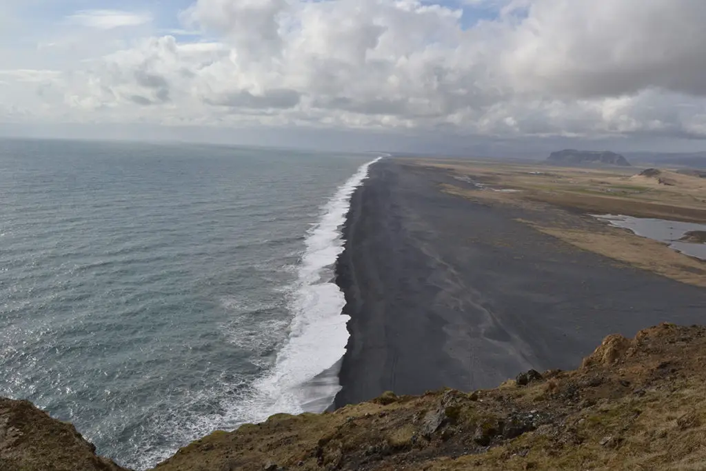 Black sand in Iceland