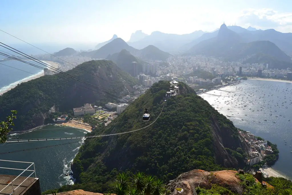 Гледка от Захарната глава в Рио де Жанейро