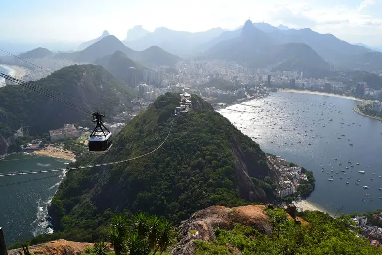 Гледка от Захарната глава в Рио де Жанейро