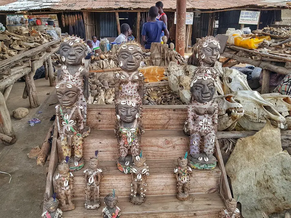 Akodessawa Fetish Market - the world's largest voodoo market, Lome, Togo