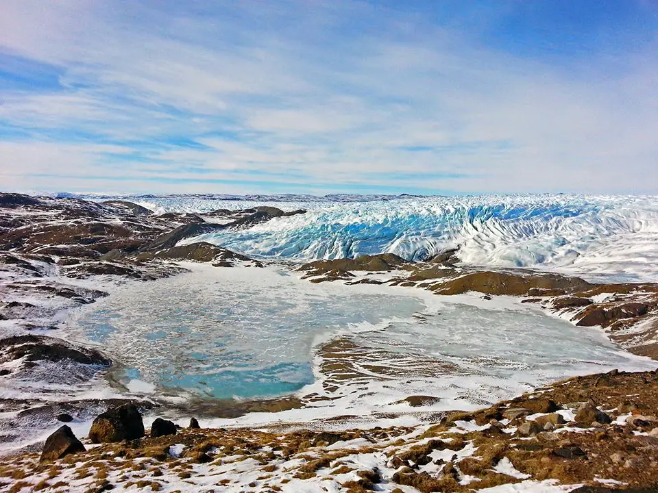 Ледената покривка в Гренландия 