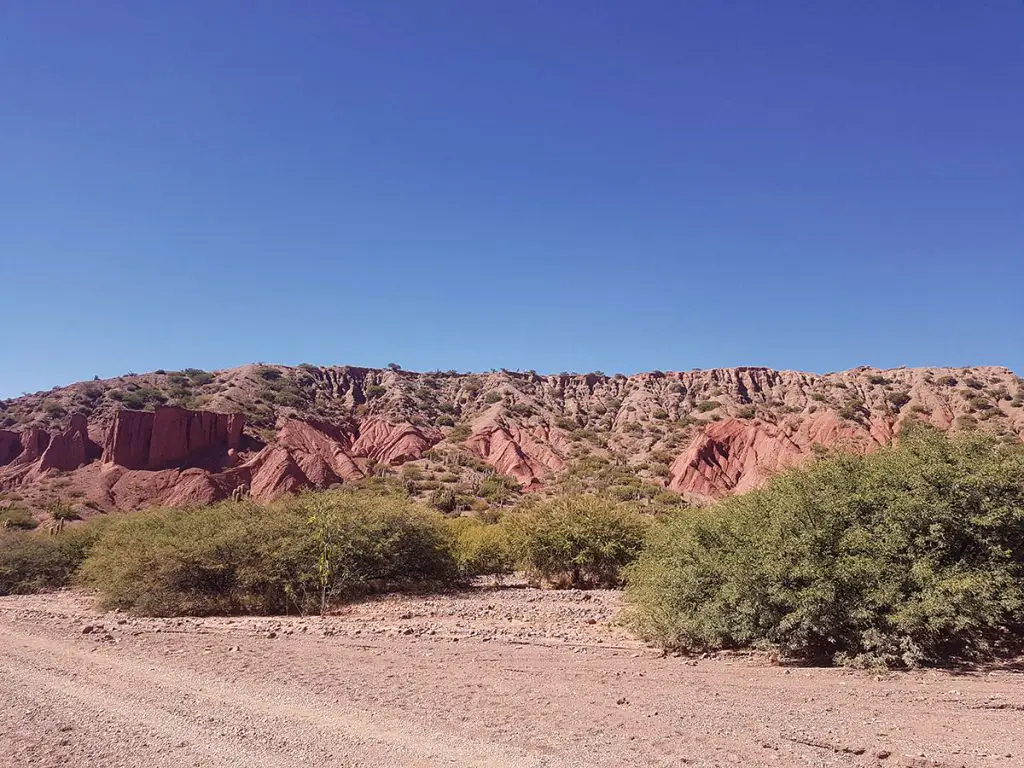 The landscape around Tupiza