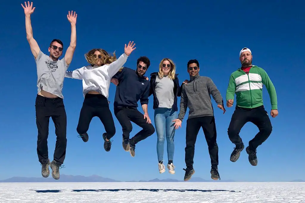 Perspective shot Salar de Uyuni