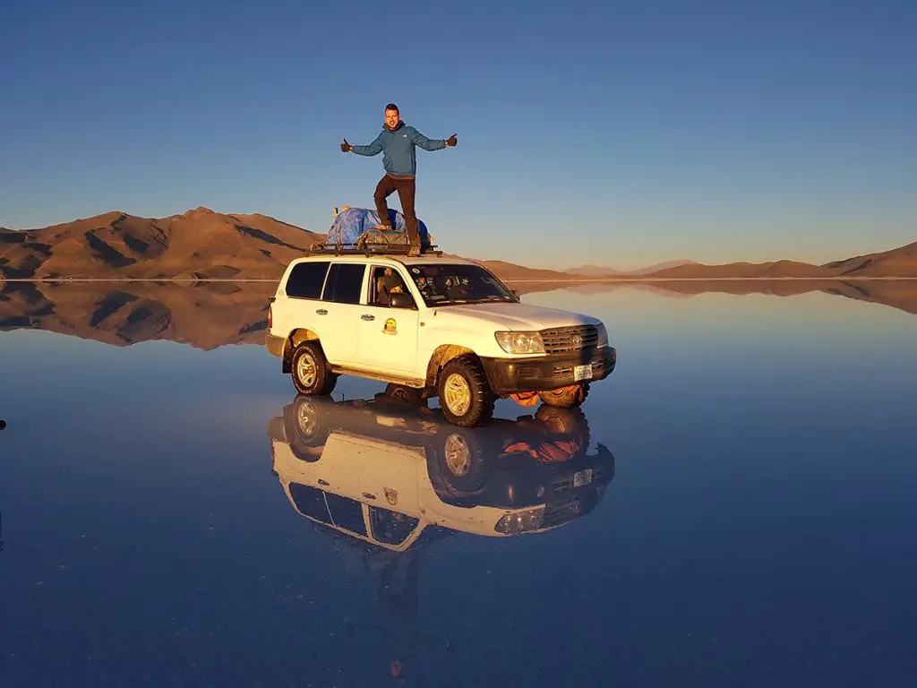 The mirror effect in Salar de Uyuni