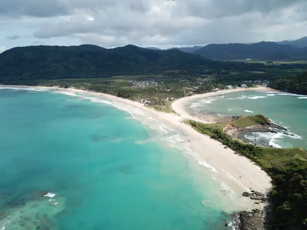 Aerial View of Nacpan Beach