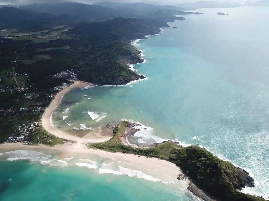 Nacpan Beach from above