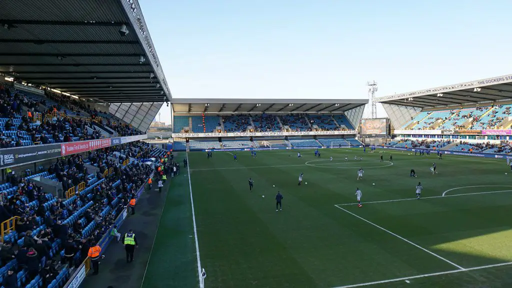 The Den before Millwall - Reading