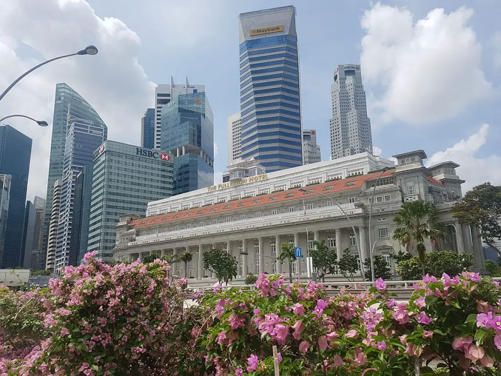 The Fullerton Hotel in Singapore