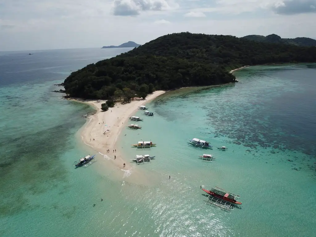 Aerial View of Ditaytayan Island