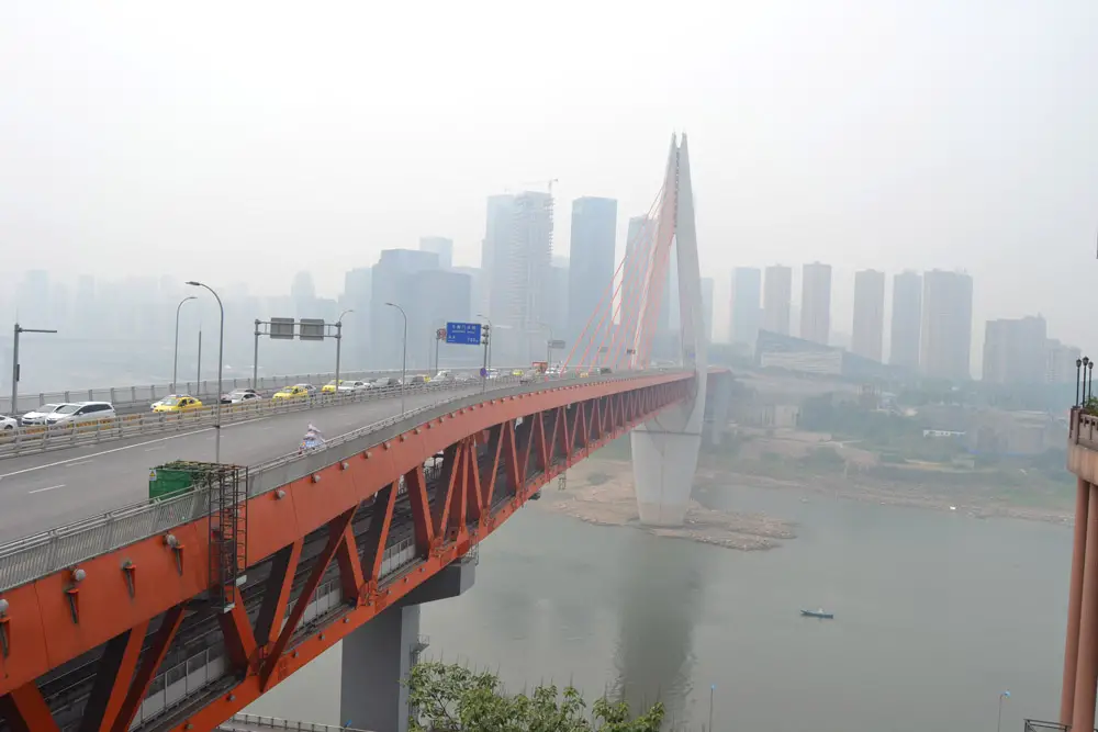 Chongqing Attractions - Qiansimen Bridge