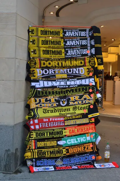 Souvenir scarves Borussia Dortmund - Juventus