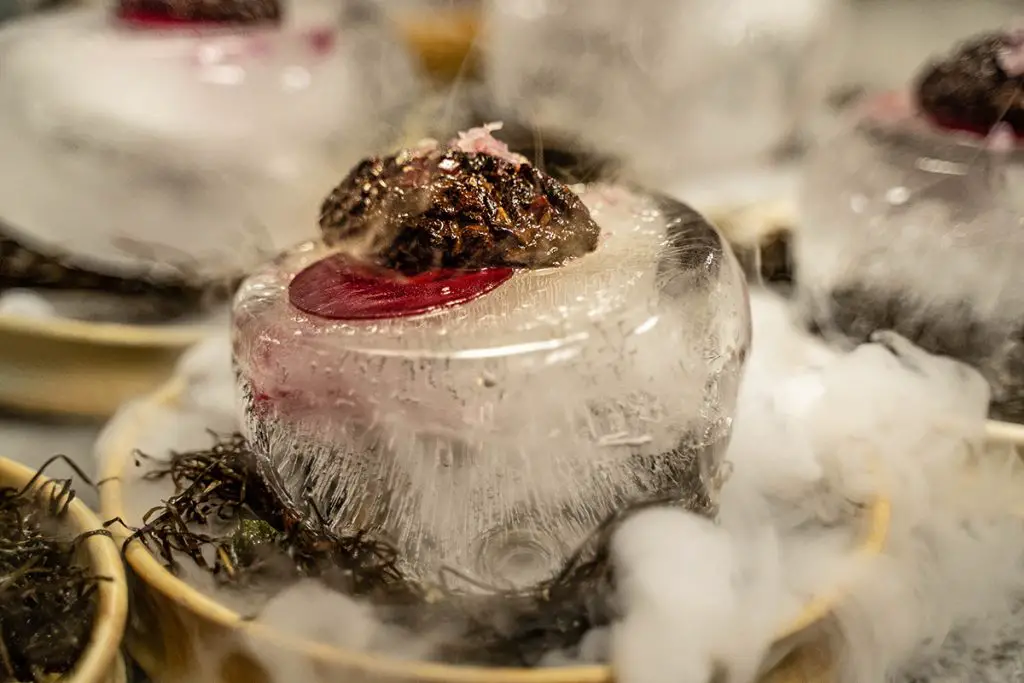 Seal tartare made by Filip Zahariev