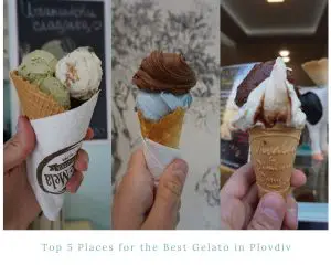 Джелато сладолед в Пловдив