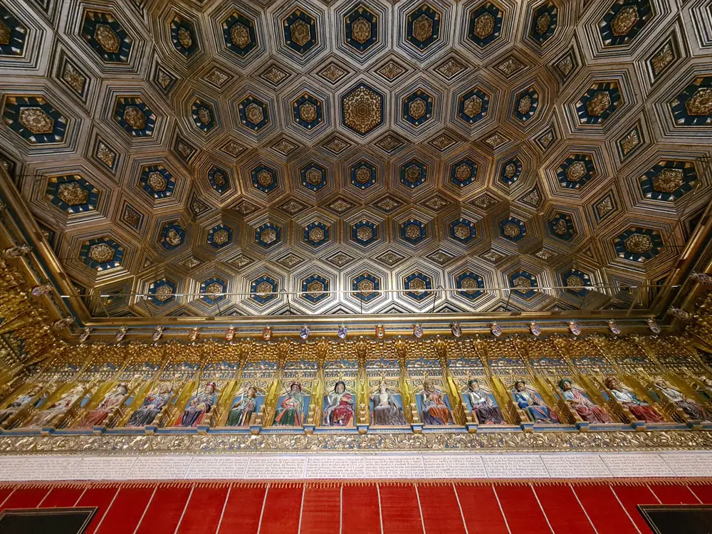 Hall of the Monarchs - Alcazar of Segovia