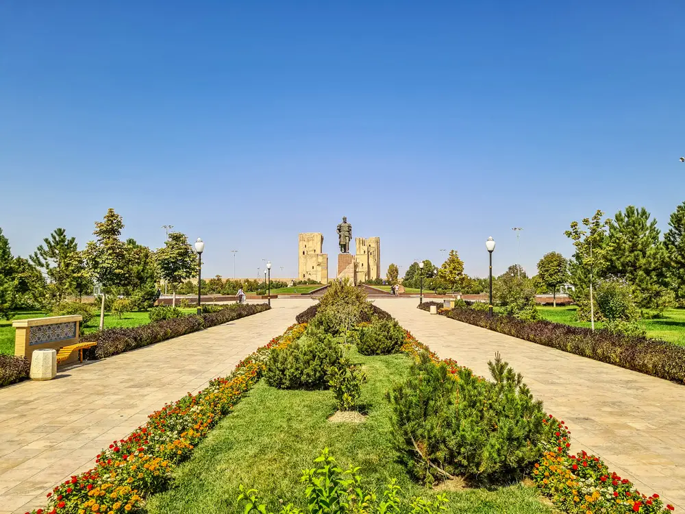 The statue of Amir Timur