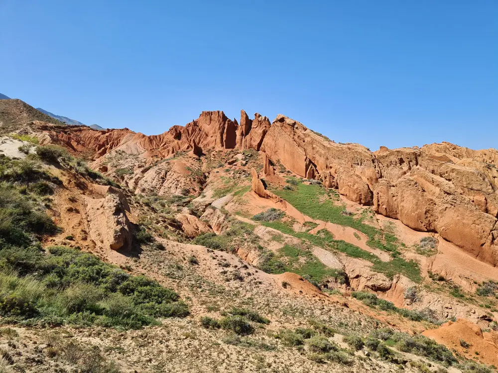 Skazka Canyon - The Great Wall of China