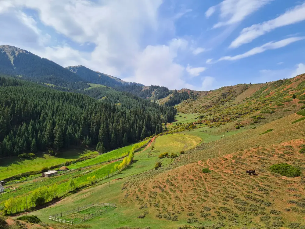 Visiting Jeti Oguz in Kyrgyzstan