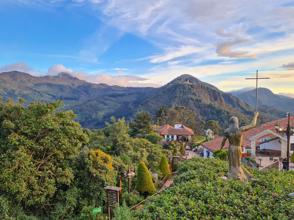 Guadalupe Hill seen from Monserrate