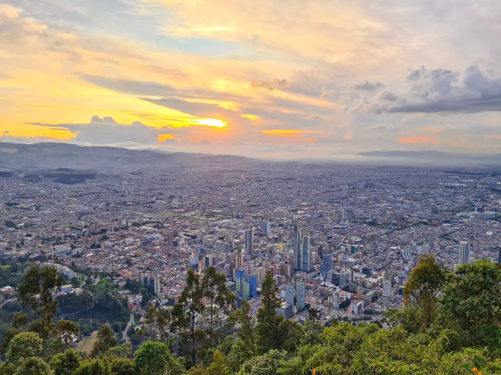 View from From Monserrate Mountain